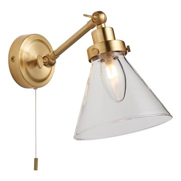 Endon 93854 - Kopalniški stenski reflektor FARADAY 1xG9/3W/230V IP44 zlata