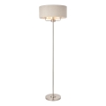 Endon 94359 - Talna svetilka HIGHCLERE 3xE14/40W/230V bež/sijajni krom pr. 47 cm