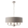 Endon 94373 - Lestenec na verigi HIGHCLERE 6xE14/40W/230V siva/sijajni krom pr. 35 cm