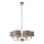 Endon 94381 - Lestenec na verigi HIGHCLERE 6xE14/28W/230V siva/sijajni krom