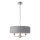 Endon 94394 - Lestenec na verigi HIGHCLERE 3xE14/40W/230V temna siva/sijajni krom