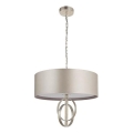 Endon 95216 - Lestenec na verigi 3xE27/10W/230V Ø 60 cm siva