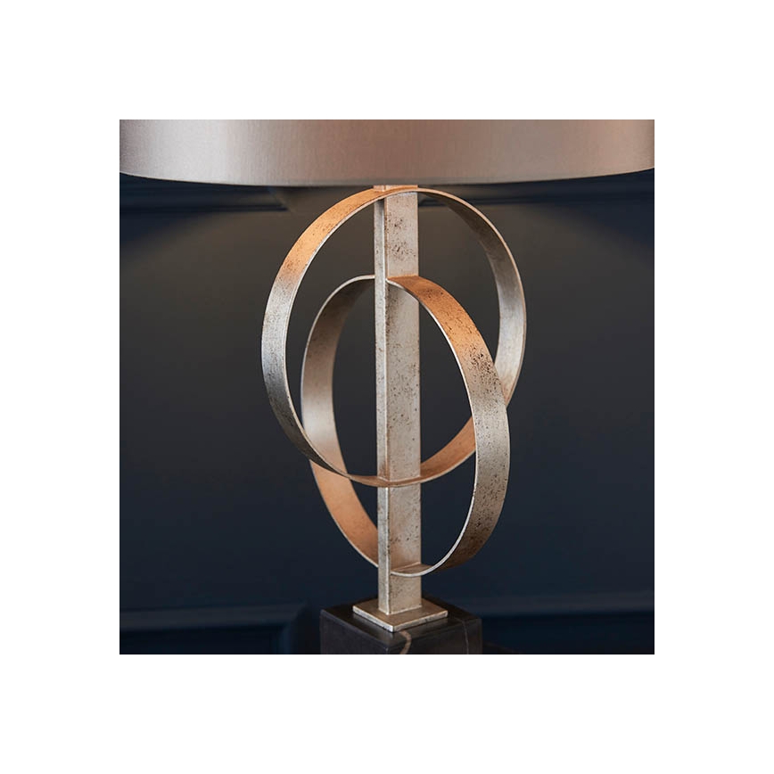 Endon 95217 - Namizna svetilka 1xE27/10W/230V siva/črna