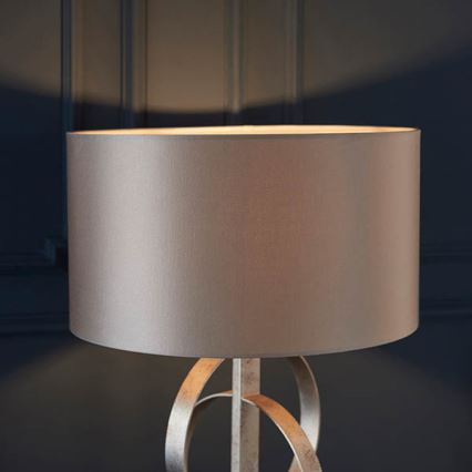 Endon 95217 - Namizna svetilka 1xE27/10W/230V siva/črna