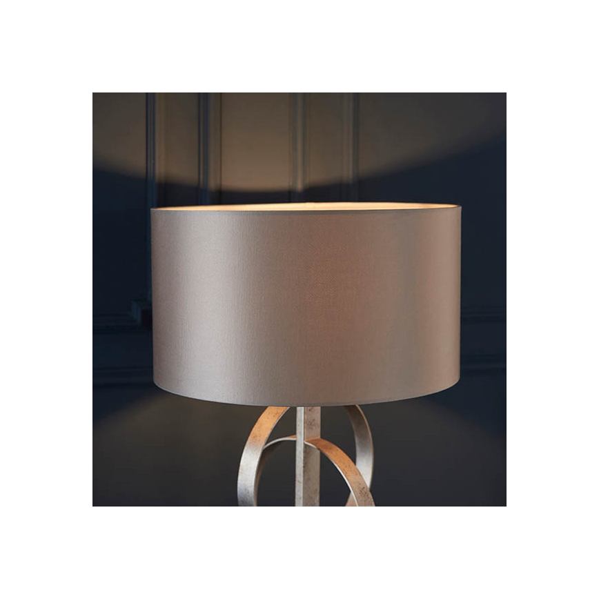 Endon 95217 - Namizna svetilka 1xE27/10W/230V siva/črna