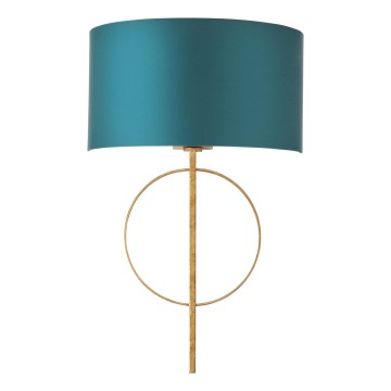 Endon 95218 - Stenska svetilka 1xE27/10W/230V modra/medenina