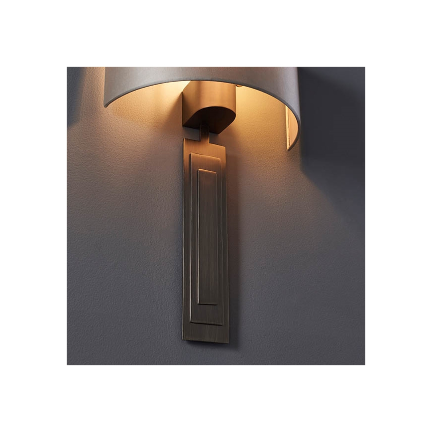 Endon 95271 - Stenska svetilka CARLTON 1xE27/10W/230V bron