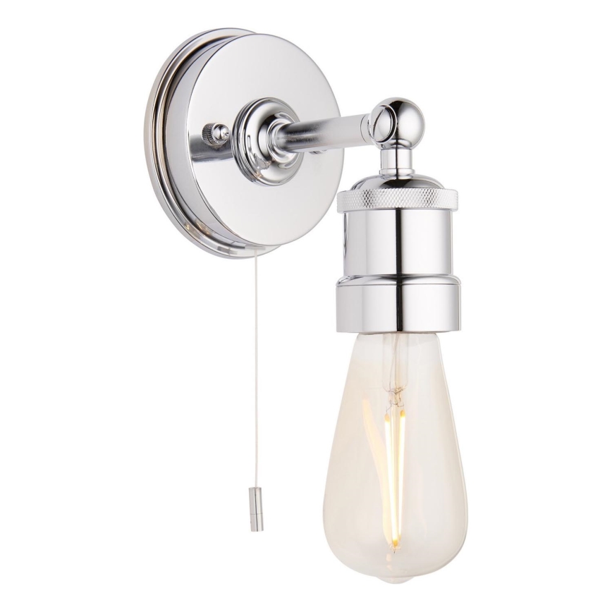 Endon 95505 - Kopalniška stenska svetilka MILLER 1xE27/6W/230V IP44 sijajni krom