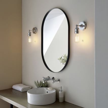 Endon 95505 - Kopalniška stenska svetilka MILLER 1xE27/6W/230V IP44 sijajni krom