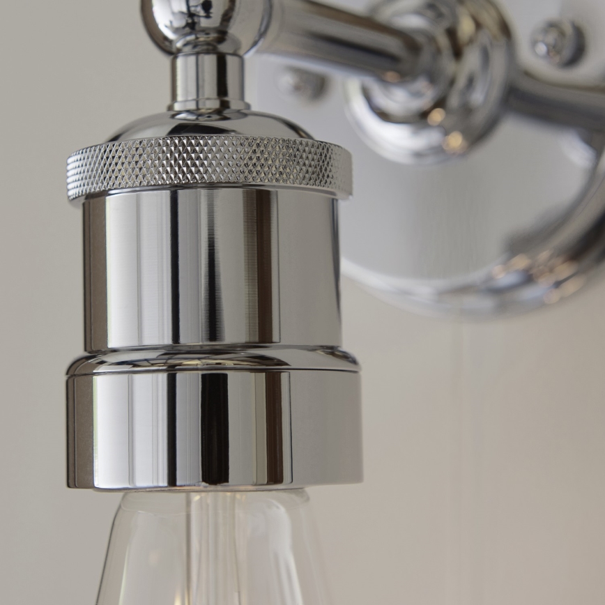 Endon 95505 - Kopalniška stenska svetilka MILLER 1xE27/6W/230V IP44 sijajni krom