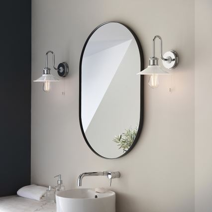 Endon 95508 - Kopalniška stenska svetilka MARIS 1xE27/6W/230V IP44 sijajni krom