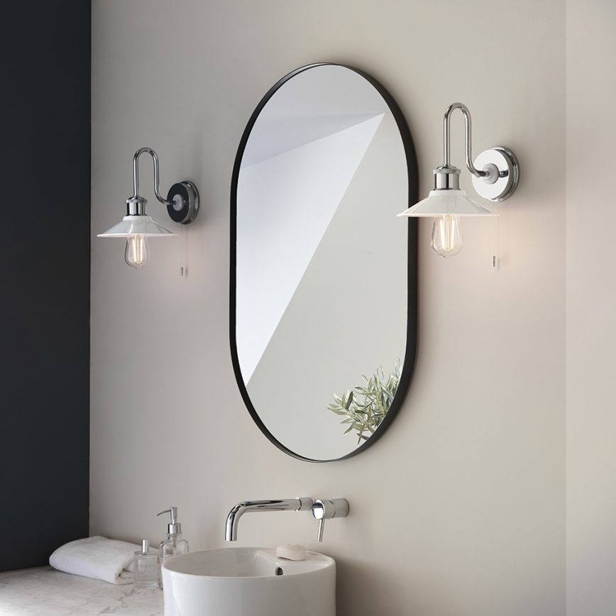 Endon 95508 - Kopalniška stenska svetilka MARIS 1xE27/6W/230V IP44 sijajni krom
