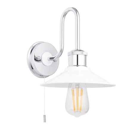 Endon 95508 - Kopalniška stenska svetilka MARIS 1xE27/6W/230V IP44 sijajni krom
