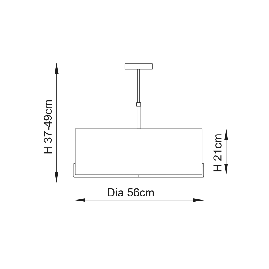 Endon 95834 - Lestenec na drogu HAYFIELD 3xE27/40W/230V mat krom/bež