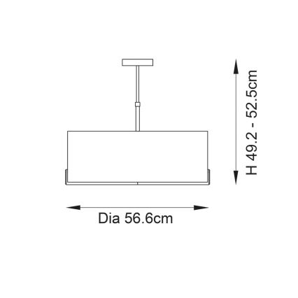 Endon 95839 - Lestenec na drogu HAYFIELD 3xE27/40W/230V medenina/zelena