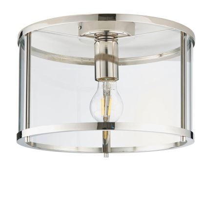 Endon 96150 - Stropna svetilka HOPTON 1xE27/10W/230V sijajni krom