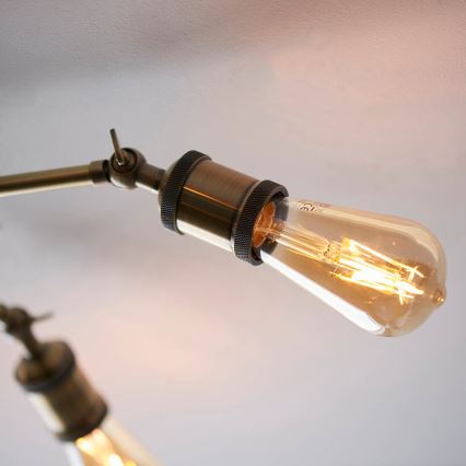 Endon 97244 - Točkovno svetilo HAL 5xE27/40W/230V, medenina