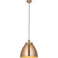Endon 98744 - viseči lestenec na kablu FRANKLIN 1xE27/10W/230V, medeninast