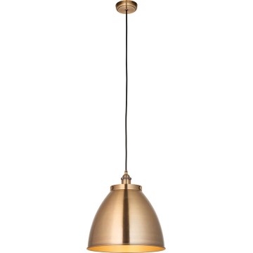 Endon 98744 - viseči lestenec na kablu FRANKLIN 1xE27/10W/230V, medeninast
