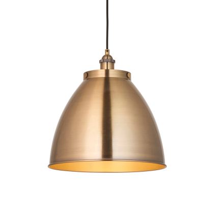 Endon 98744 - viseči lestenec na kablu FRANKLIN 1xE27/10W/230V, medeninast