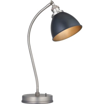 Endon 98752 - Namizna svetilka FRANKLIN 1xE14/7W/230V matni krom/antracit