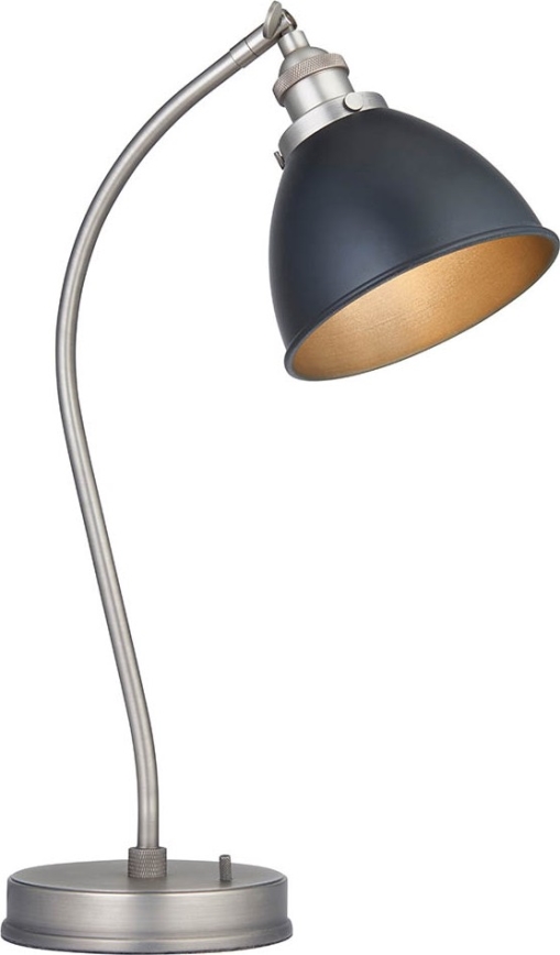 Endon 98752 - Namizna svetilka FRANKLIN 1xE14/7W/230V matni krom/antracit