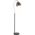 Endon 98753 - Stoječa svetilka FRANKLIN 1xE27/10W/230V matni krom/antracit