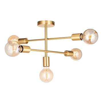 Endon 98786 - Lestenec na drogu SOHAN 5xE27/10W/230V medenina