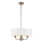 Endon 98934 - Lestenec na verigi HIGHCLERE 3xE14/40W/230V bela/medenina