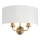 Endon 98937 - Stenska svetilka HIGHCLERE 2xE14/40W/230V bela/medenina