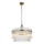 Endon 99166 - Lestenec na verigi MARIETTA 5xE14/7W/230V mesing/prozorno steklo