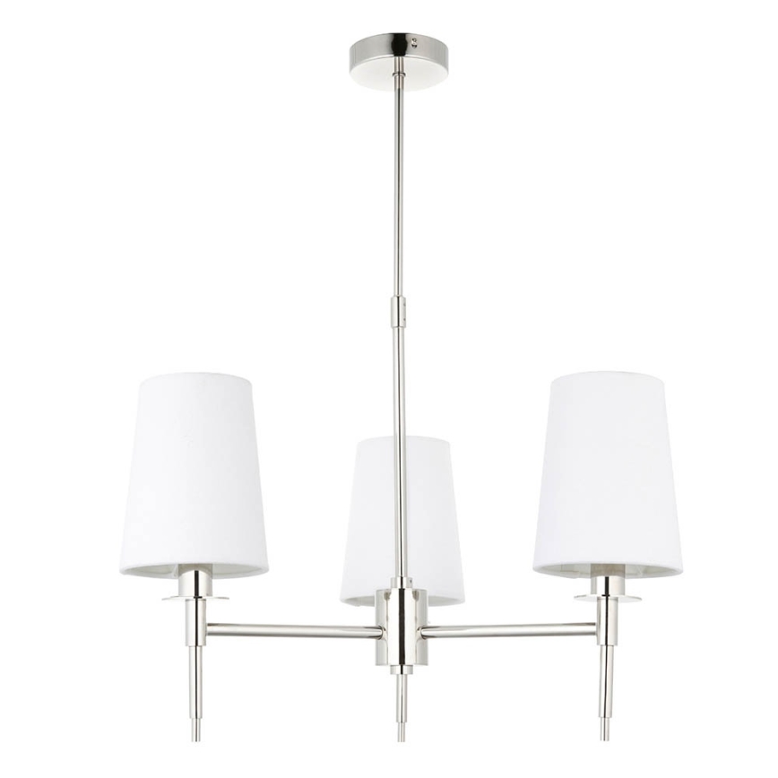 Endon 99455 - Lestenec na drogu 3xE14/6W/230V sijajni krom/bela