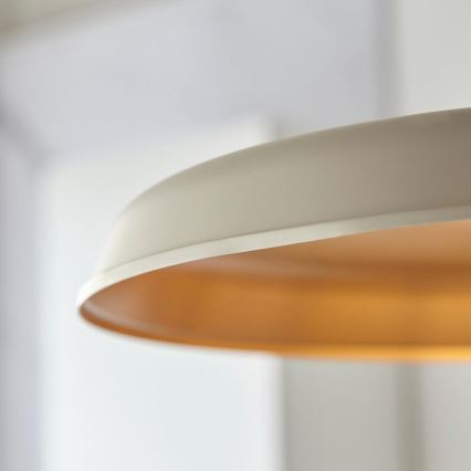 Endon 99999 - Lestenec na verigi SABIAN 1xE27/10W/230V kremna/zlata