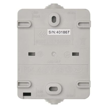Enogumbno stikalo IP54