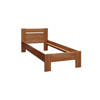 Enoposteljna postelja AMBER 90x200 cm oreh