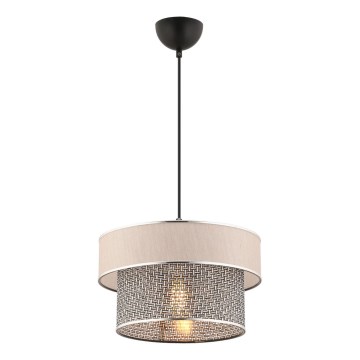ERO viseča luč 1xE27/60W/230V krem/šed