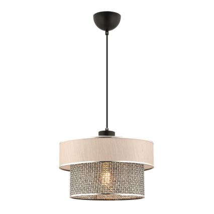 ERO viseča luč 1xE27/60W/230V krem/šed