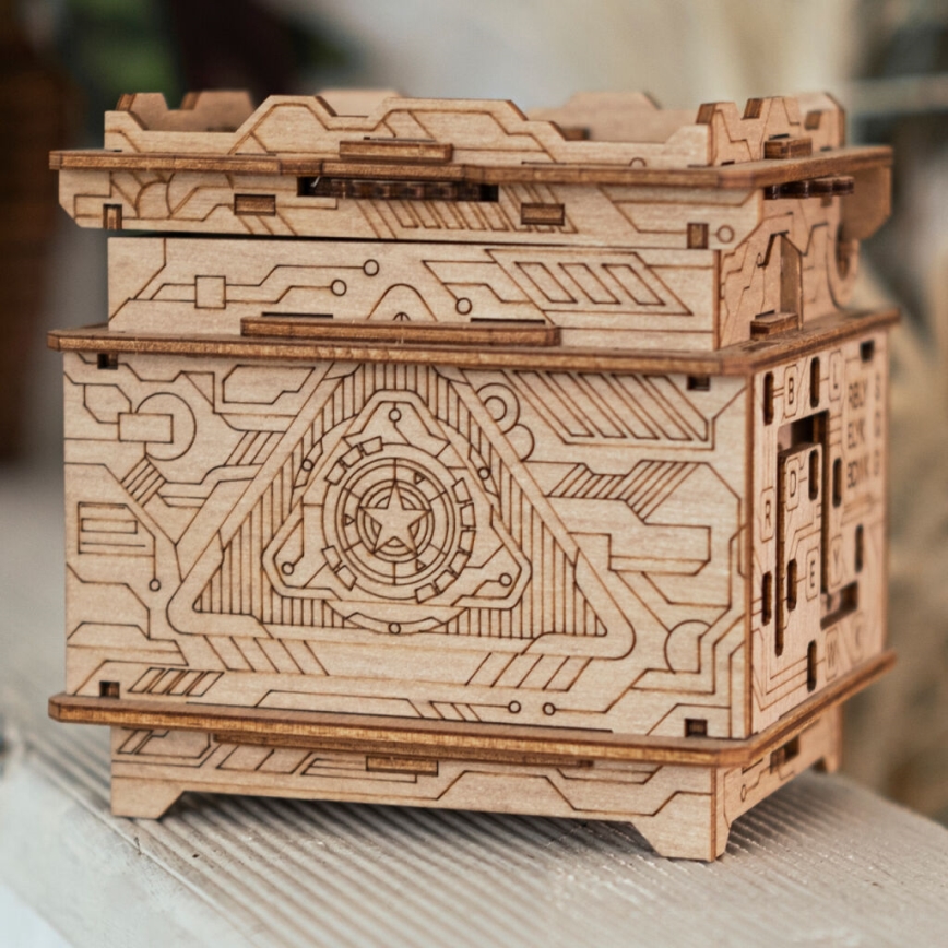 EscapeWelt - 3D lesena mehanska sestavljanka Orbital box