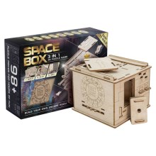 EscapeWelt - 3D Lesena mehanska sestavljanka Space box