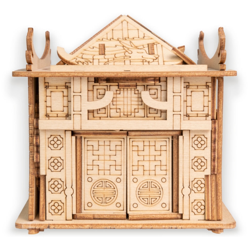 EscapeWelt - Lesena sestavljanka Dragon house