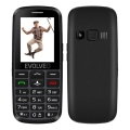 Evolveo - EasyPhone EG 2G mobilni telefon za starejše v črni barvi