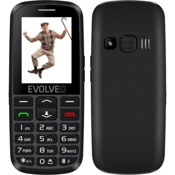 Evolveo - EasyPhone EG, 4G mobilni telefon za starejše, črn