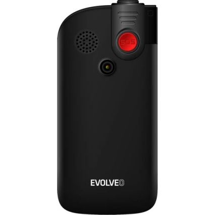 Evolveo - EasyPhone FL, mobilni telefon za starejše, črne barve