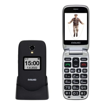Evolveo - EasyPhone FS, preklopni mobilni telefon 2,8