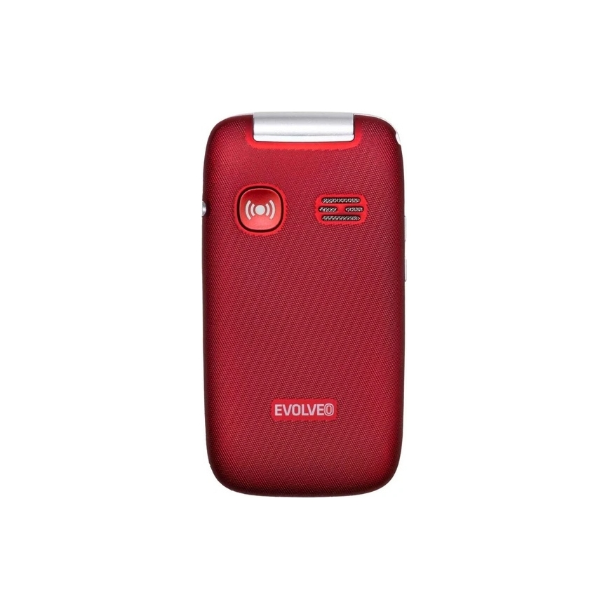 Evolveo - EasyPhone FS preklopni mobilni telefon za starejše 2.8 rdeč