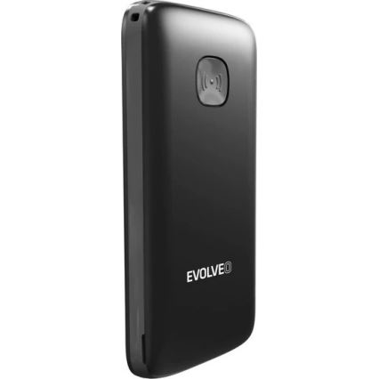 Evolveo - EasyPhone ID, črn mobilni telefon za starejše