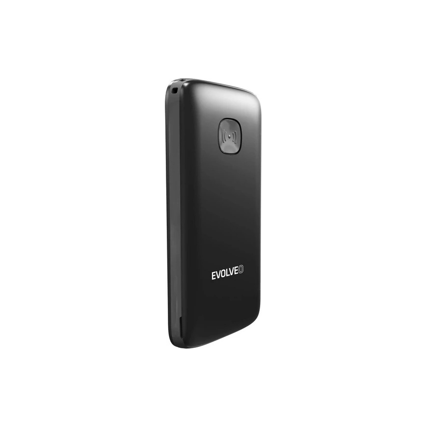 Evolveo - EasyPhone ID, črn mobilni telefon za starejše