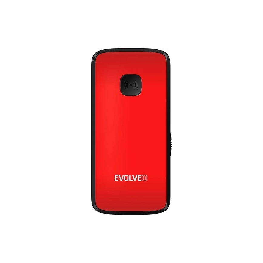 Evolveo - EasyPhone ID mobilni telefon za starejše rdeč