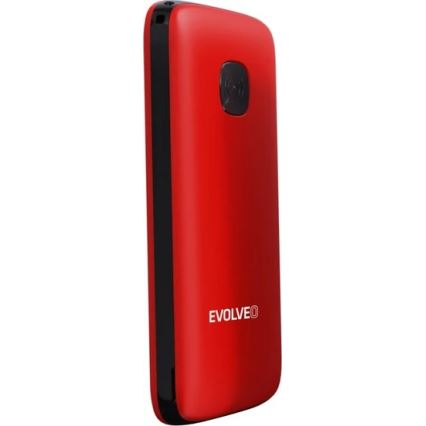 Evolveo - EasyPhone ID mobilni telefon za starejše rdeč