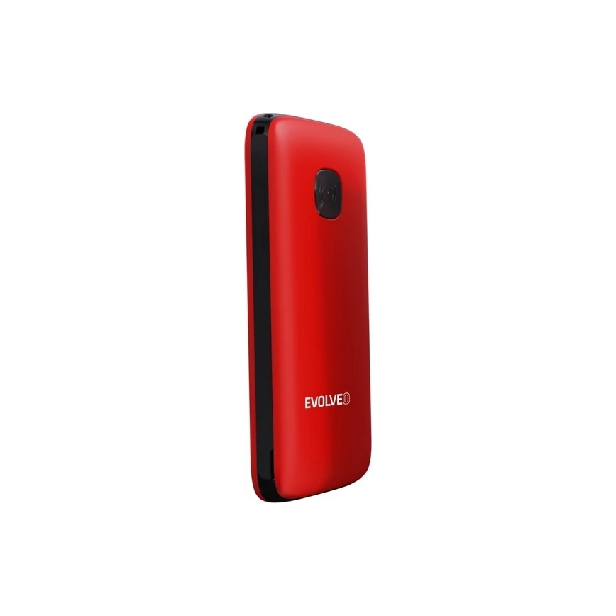 Evolveo - EasyPhone ID mobilni telefon za starejše rdeč